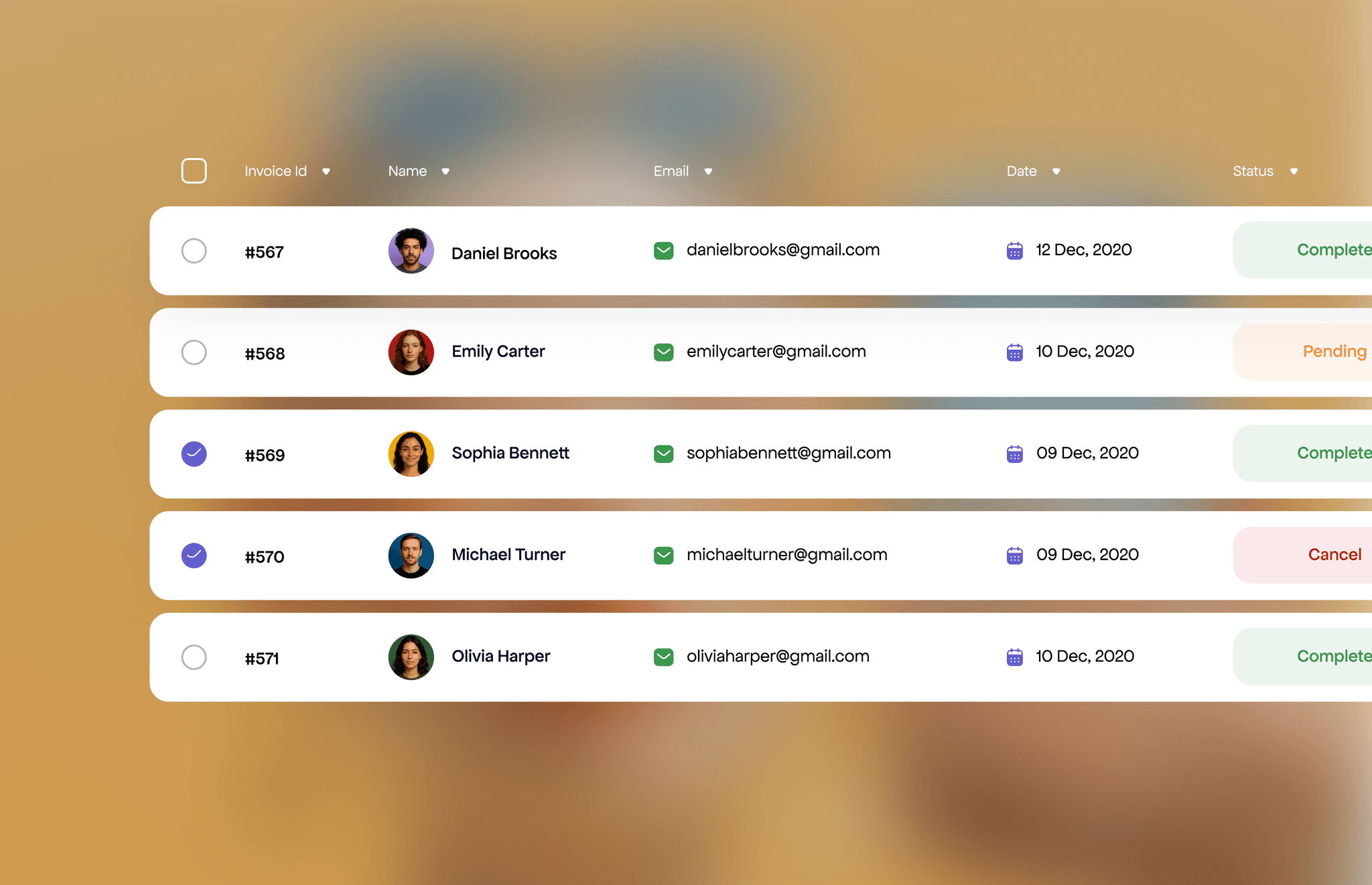Appointments overview